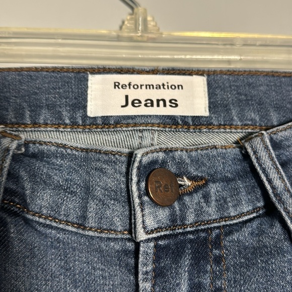 Reformation High & Skinny Jeans in Rhine Size 23 - Picture 3 of 8